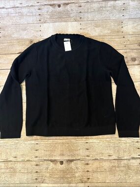 J. Crew Black Women's Crewneck Sweater